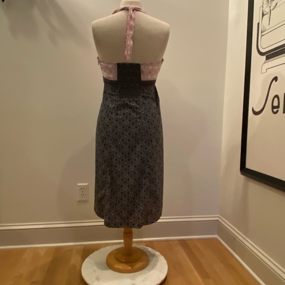 Athleta Womens Halter Tie Dress Purple, Pinks & Grey Patterns Womens Size 12 - Picture 4 of 12